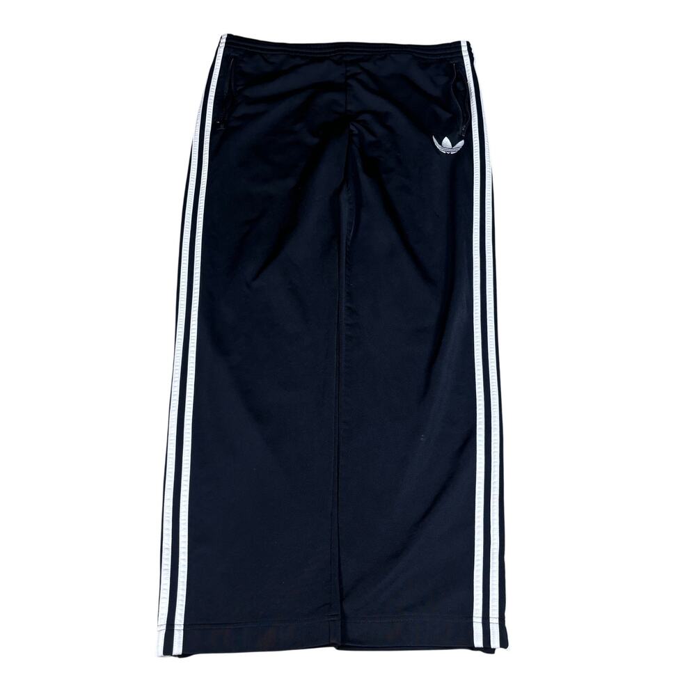 vintage y2k 2006 Adidas baggy wide leg striped sweatpants M sportswear athletic